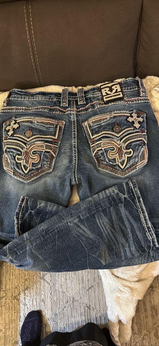 Mens Rock Revival Jeans SIze 36