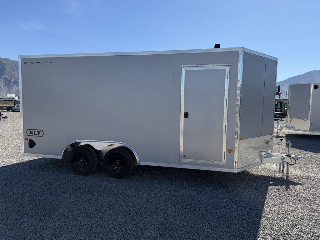 2026 ALCOM 8.5x16 XLT Pro Stealth 7k  Aluminum Enclosed Car Hauler Trailer