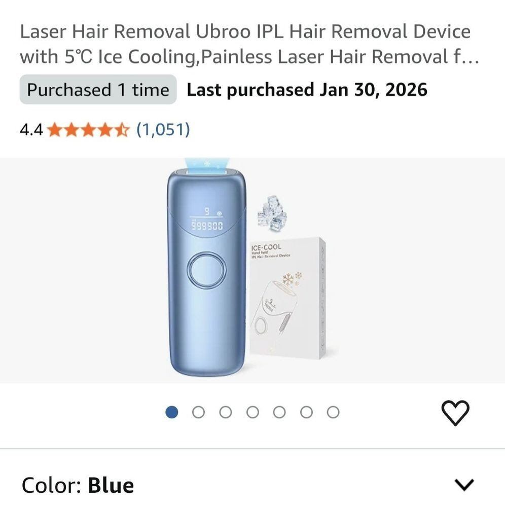 Brand new laser hair removal device