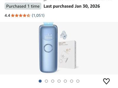 Brand new laser hair removal device