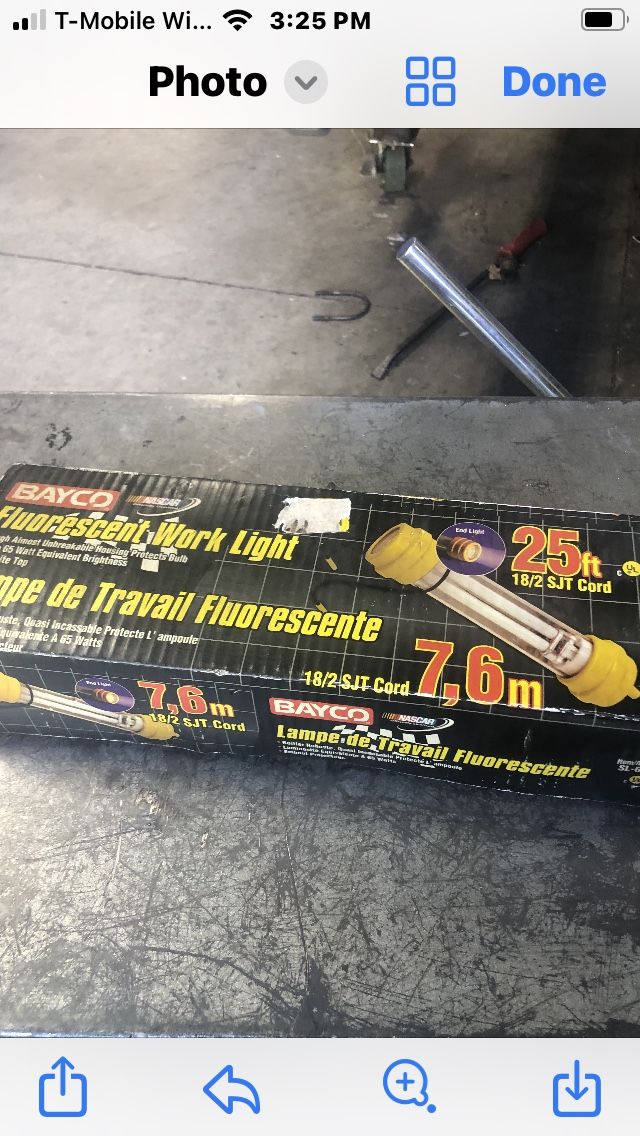Bayco Fluorescent Work Light
