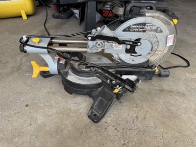 Chicago Electric Power Tools 10" Sliding Compound Miter Saw 120VAC/60Hz/15A