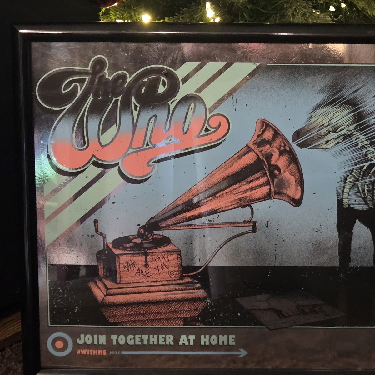 The Who Mirror Foil Poster Join Together At Home