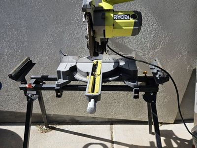 Ryobi TSS102L 10-inch 15-Amp Compound Miter Saw with Stand