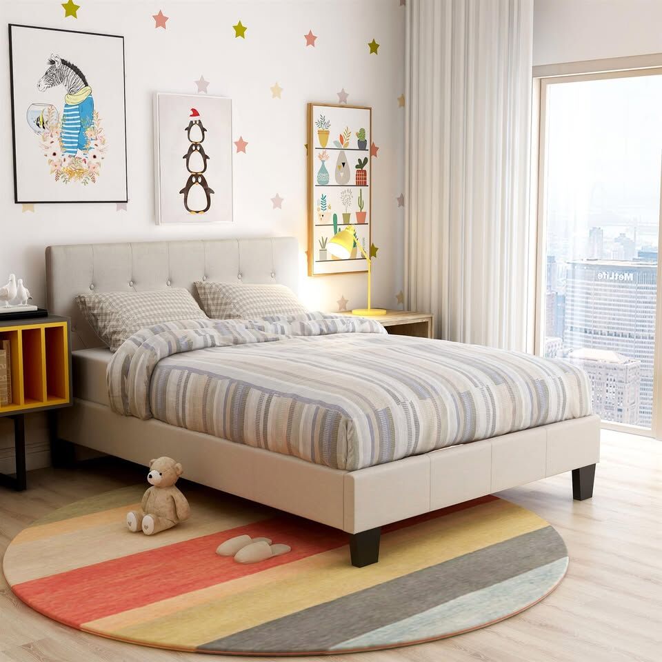 Queen Tufted Platform Bed – SPECIAL DEAL