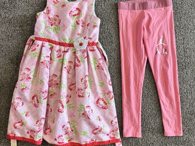 Nice summer dress and brand leggings