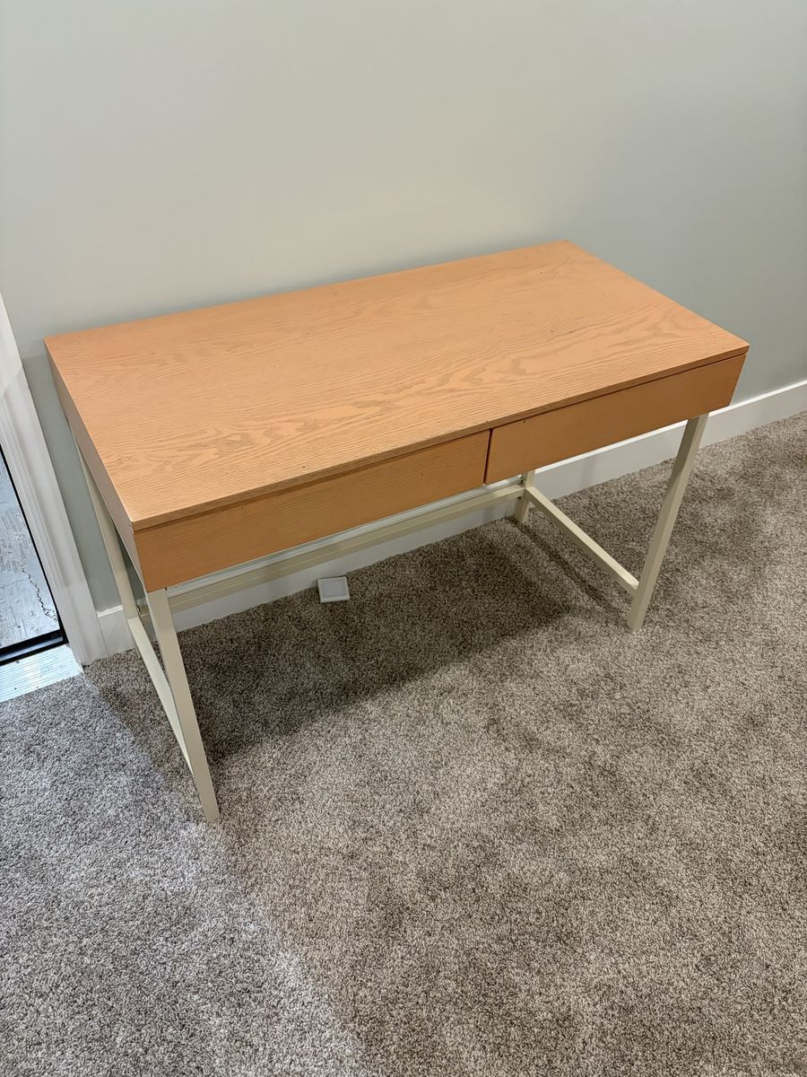 Lightly used desk with two drawers