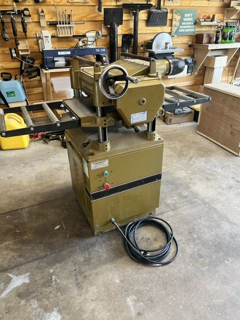 Powermatic 15" Planer - 220V, Heavy-Duty Cast Iron, 22ft Power Cord, Excellent Condition