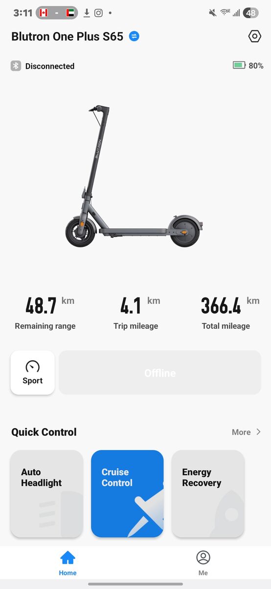 Blutron One S65 Pro (LOW MILES: Only 227 Miles!) - Needs Tube