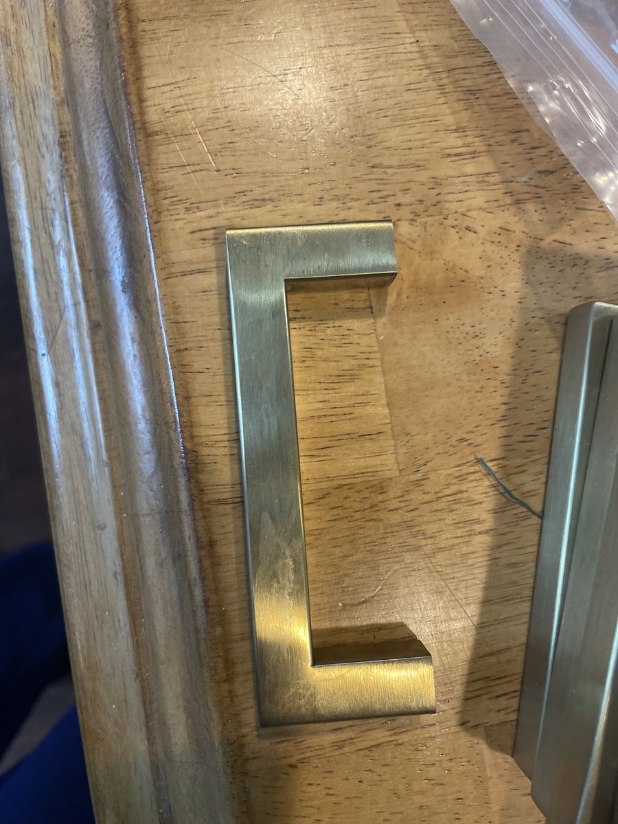 4 Inch Gold Drawer Pulls