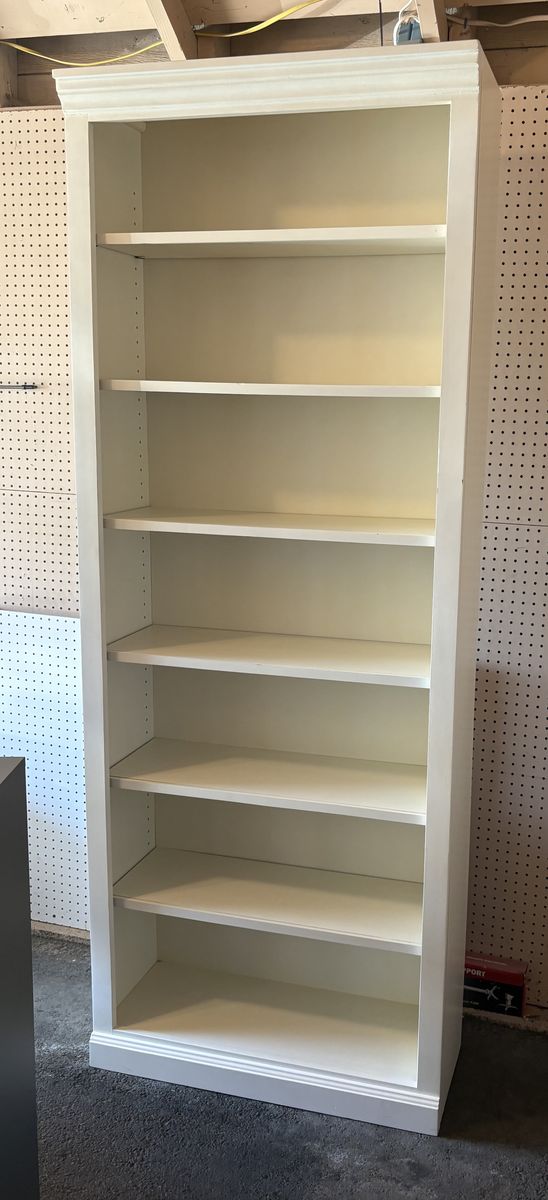 Sturdy Cream Bookshelf