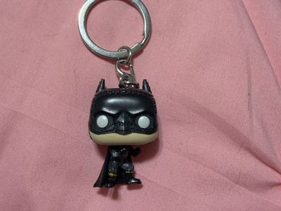 Funko Pop! Batman Keychain Black DC Comics Hero Collectible Keyring