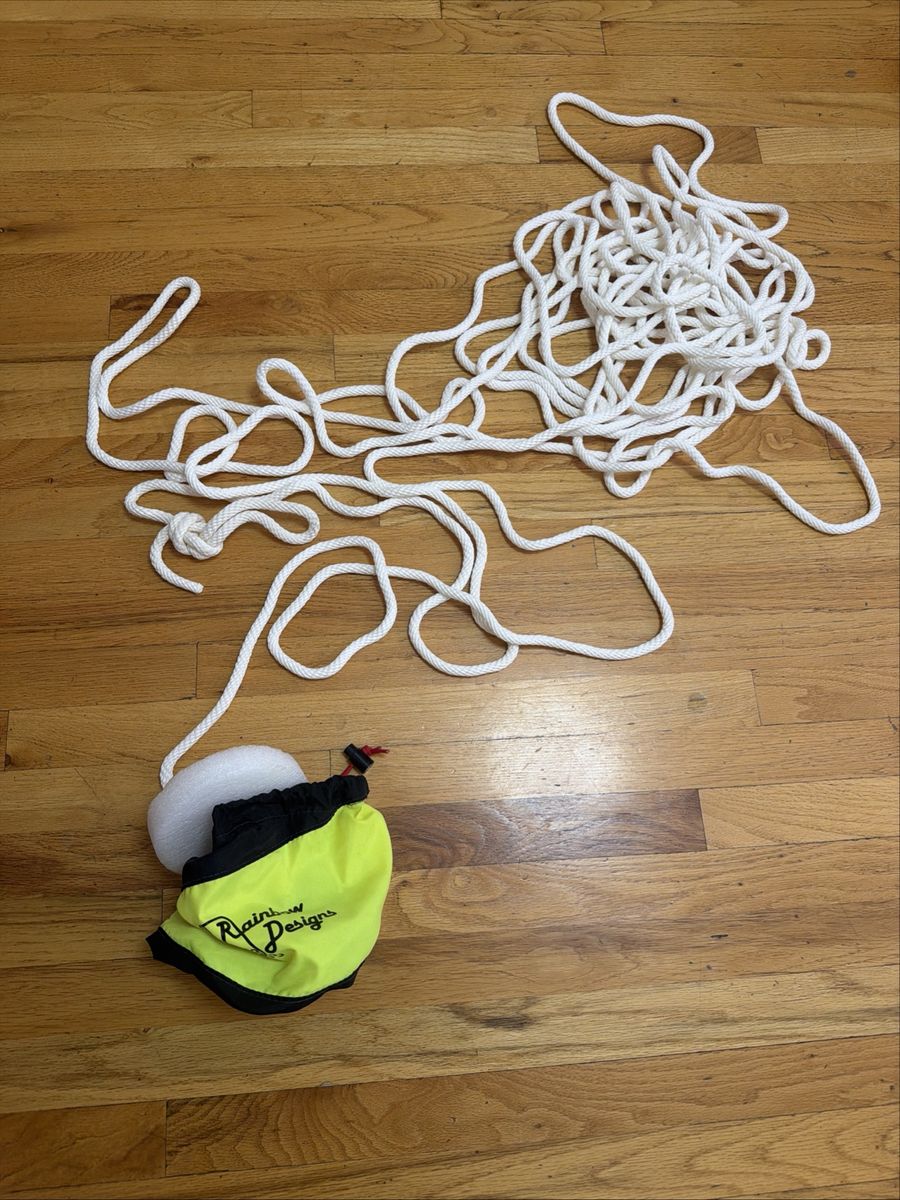 Rainbow Designs Throw Rope Rescue Bag, Water Sports Safety Equipment