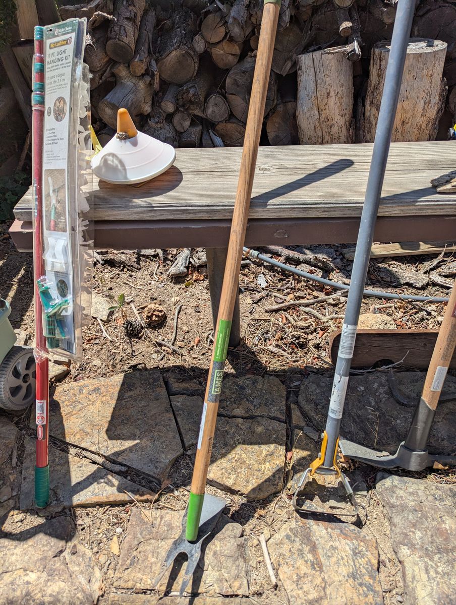 2 prong garden hoe