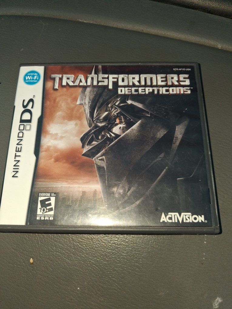 Nintendo DS Transformers Decepticons Game (Activision) w/ Instruction Booklet