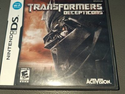 Nintendo DS Transformers Decepticons Game (Activision) w/ Instruction Booklet