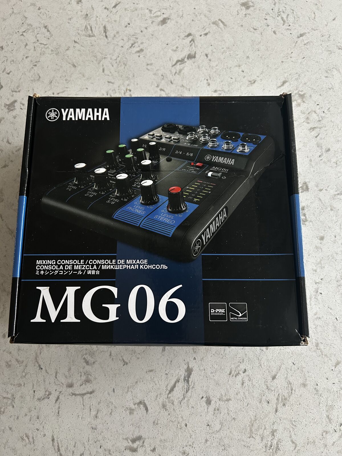 Yamaha MG06 Mixing Console – New
