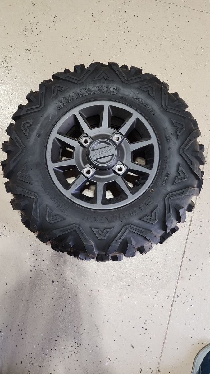 RZR Tires & Rims - New 29x9 Front & Used 29x11 Back