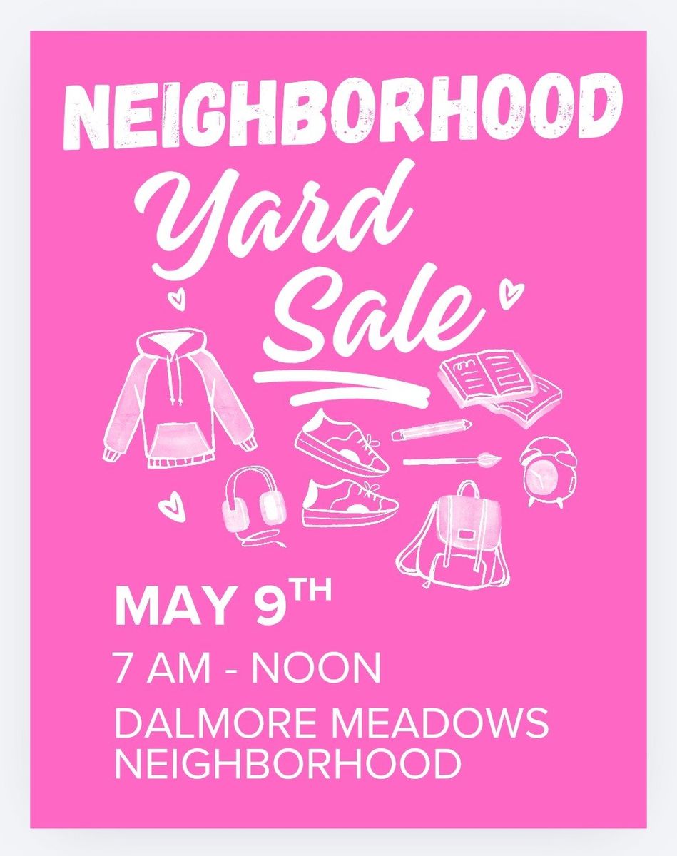 Neighborhood Yard Sale
