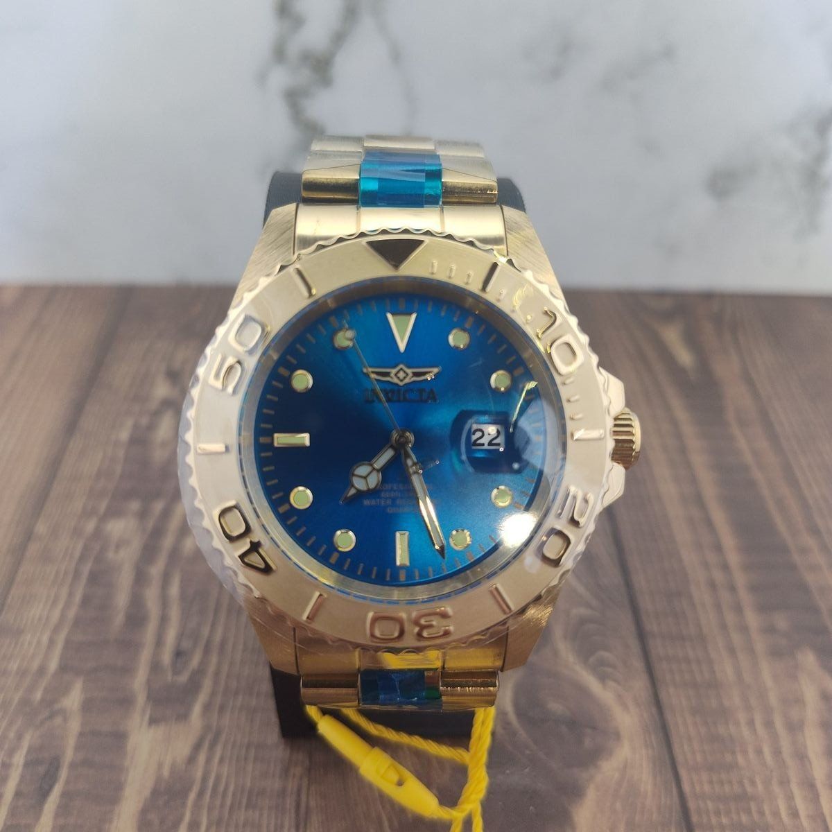 Invicta Pro Diver Men's Watch - 43mm, Gold (29947)