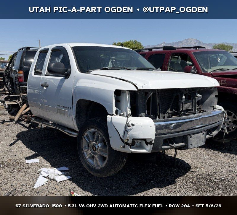 2007 Chevrolet Silverado 1500 GMT800 Parts - UTPAP Ogden