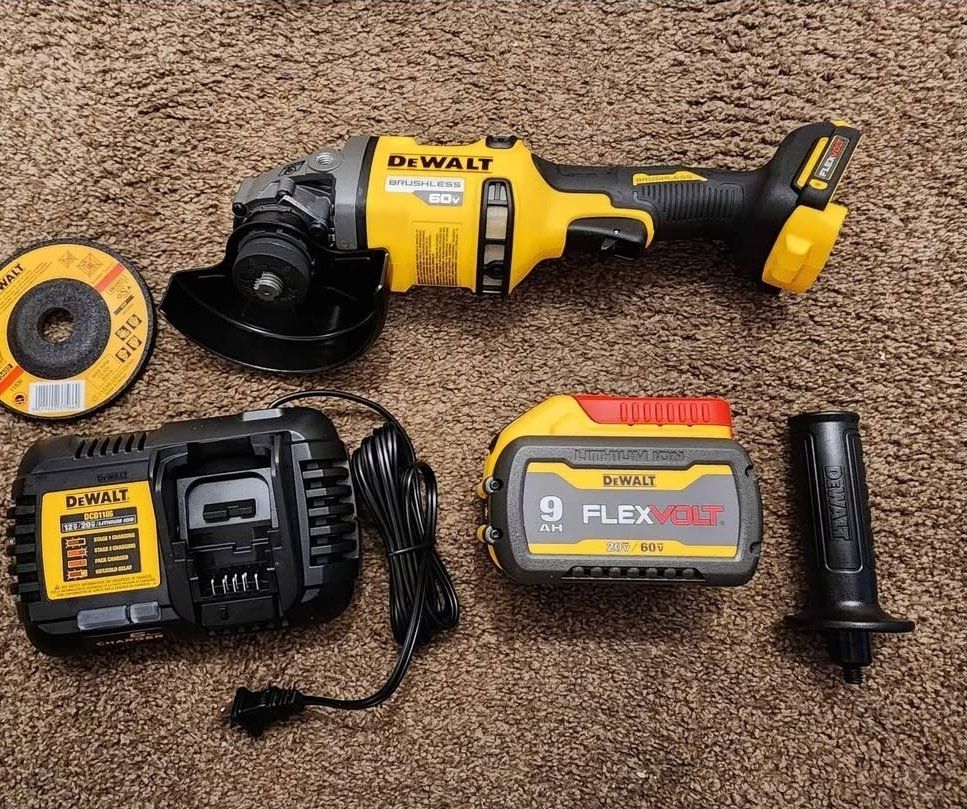 New Dewalt FlexVolt 60V MAX Angle Grinder Kit