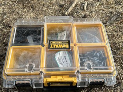 DEWALT DWST17805 TOUGH SYSTEM 2.0 Small Parts Organizer Toolbox Yellow/Black