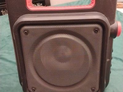 iLive Wireless Tailgate Bluetooth Speaker Black & Orange ISB309B Portable