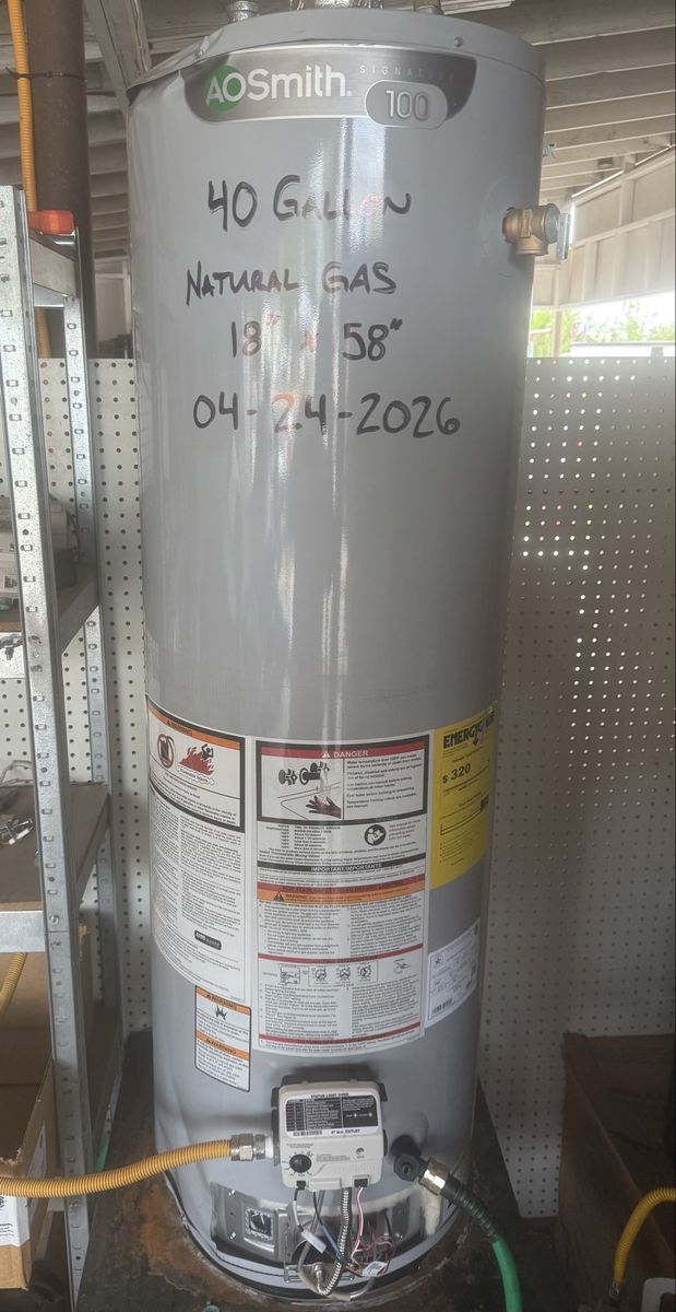 New 40 Gallon Water Heater *Free Delivery*