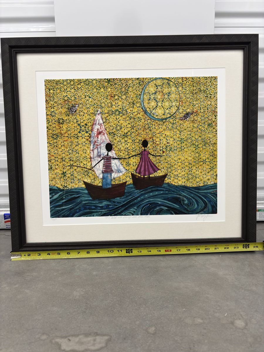 Art Print Unique Frame w/ Museum Anti-Reflective Glass