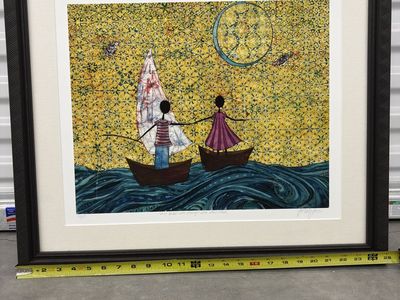 Art Print Unique Frame w/ Museum Anti-Reflective Glass