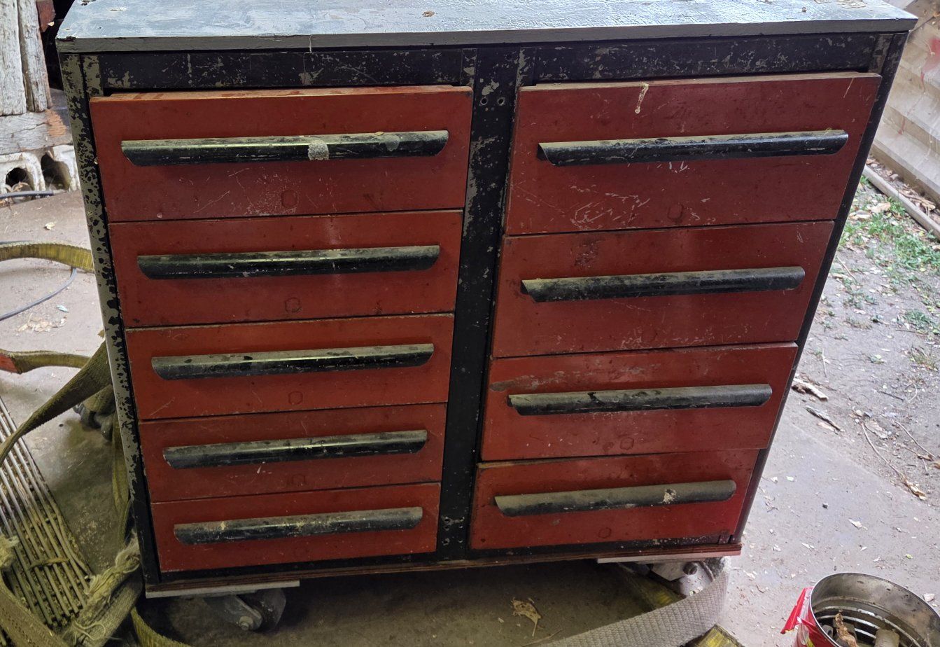 Rolling Toolbox Full of Tools