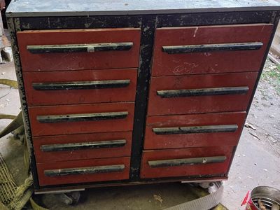 Rolling Toolbox Full of Tools