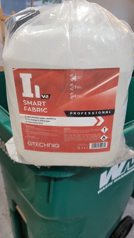 Gtechniq I1 V2 Smart Fabric Professional 5L Water Repellent