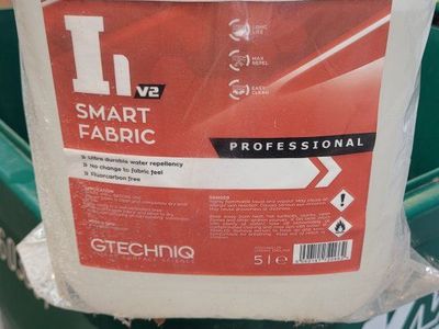 Gtechniq I1 V2 Smart Fabric Professional 5L Water Repellent