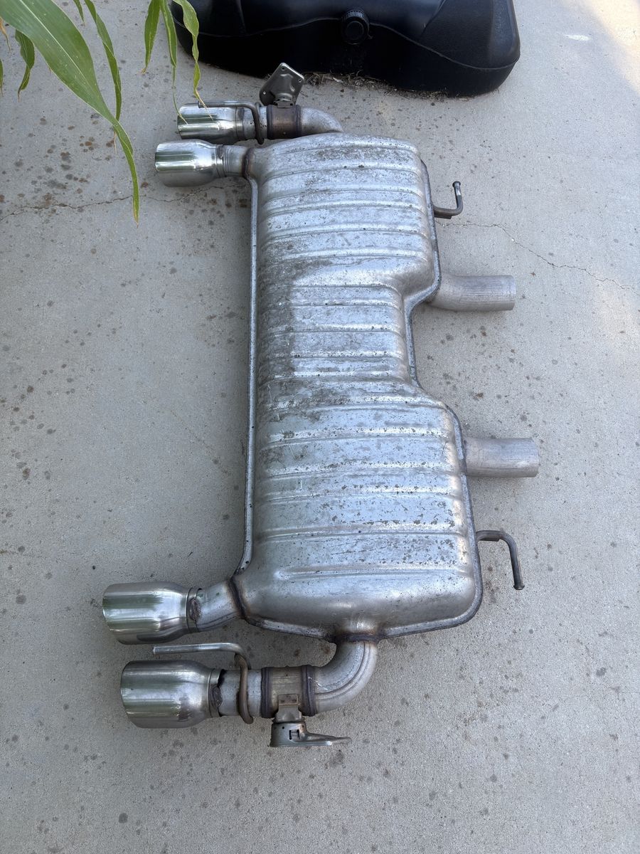 2019 Camaro Muffler with valves