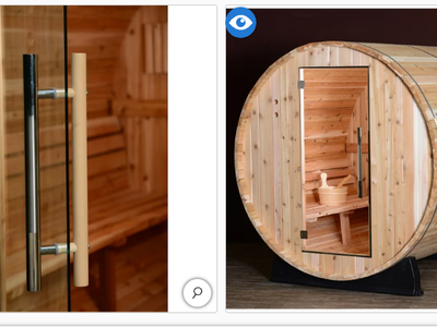 New 4 Person Cedar Steam Sauna from Almost Heaven