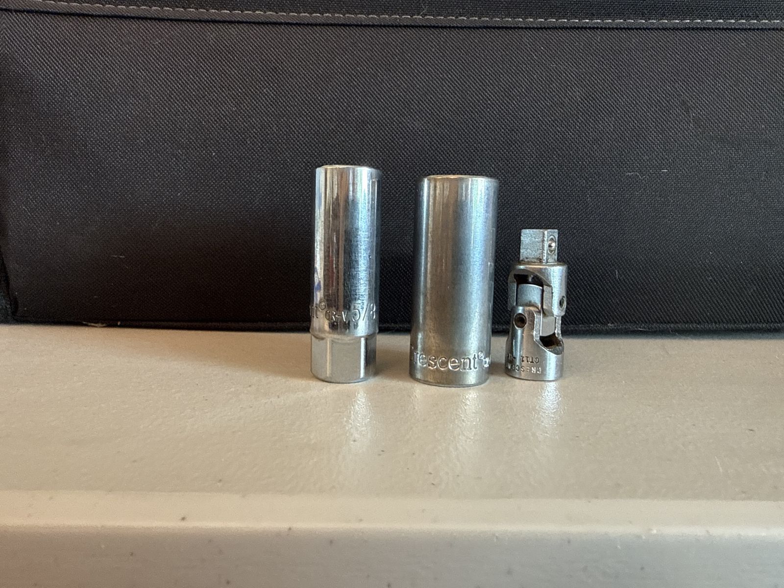 Crescent 3/8" Drive Deep Sockets & U-Joint – 3 pc