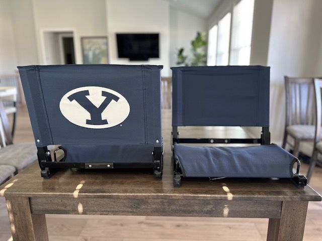 2 BYU-Branded Stadium Chairs