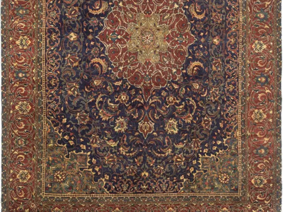 9' 3 x 13' 2 Hand Knotted Farahan Persian Wool Rug