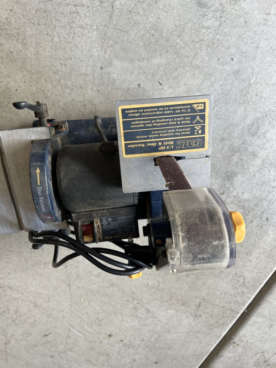 GMC Belt and Disk Sander