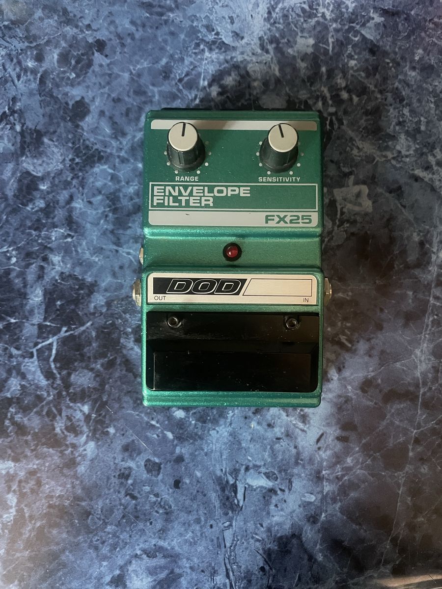 DOD FX25 Envelope Filter Guitar Bass Auto-Wah Pedal Green Vintage