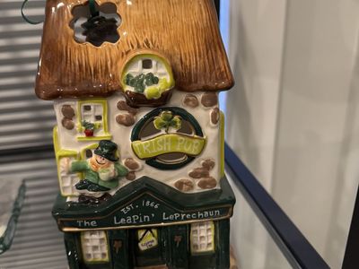 Blue Sky Clayworks Leaping Leprechan Pub