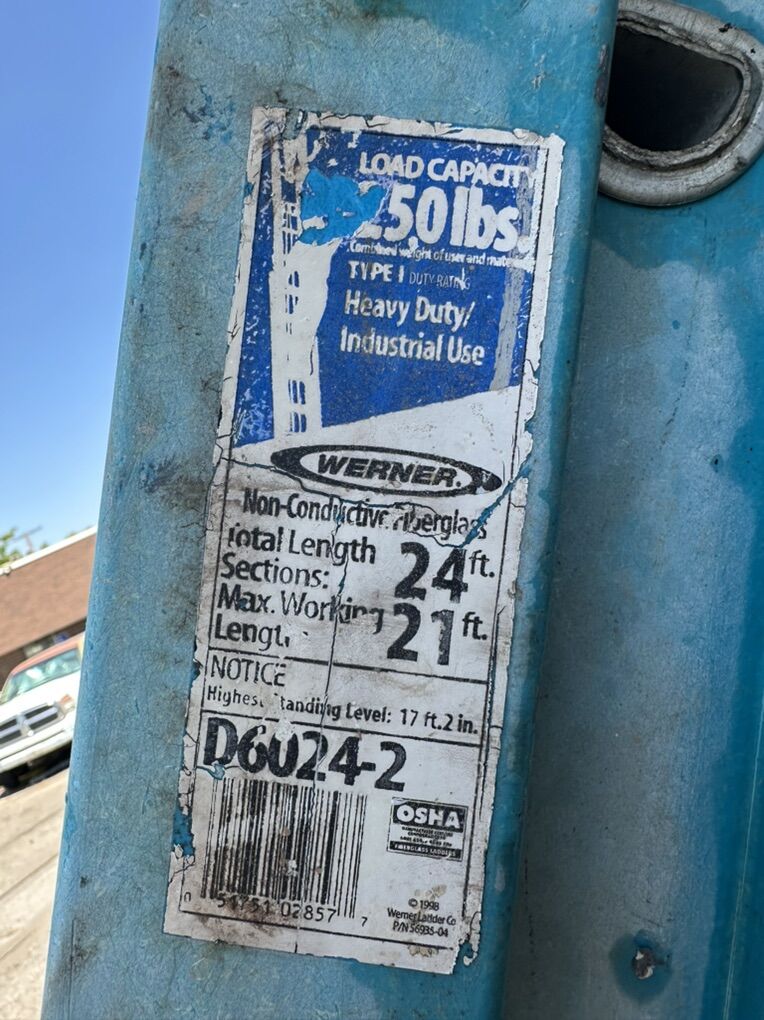 24ft Werner Ladder