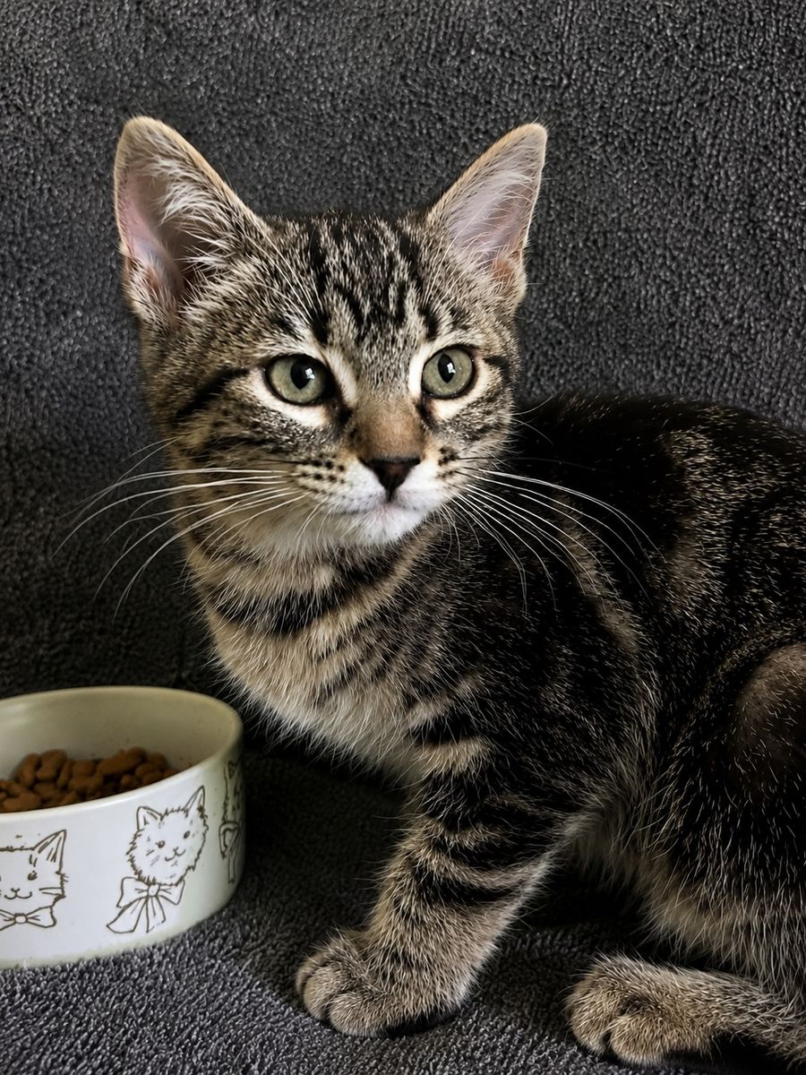 14 Week Old Kittens - 1 Black Boy & 1 Tabby Girl - Vaccinated, Playful & Sweet!