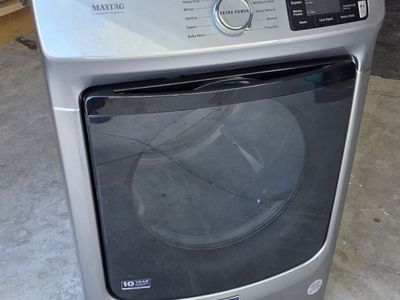 Maytag MED6630HW Smart Capable Electric Dryer with Extra Power, Steam, and Wrinkle Prevent