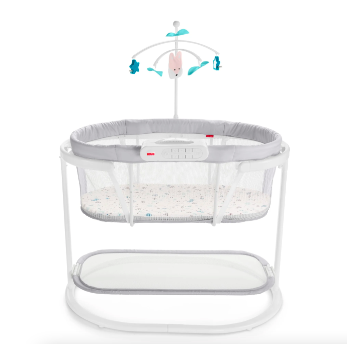 Like New Fisher-Price Soothing Motions Bassinet Ocean Sands