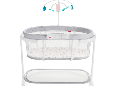 Like New Fisher-Price Soothing Motions Bassinet Ocean Sands