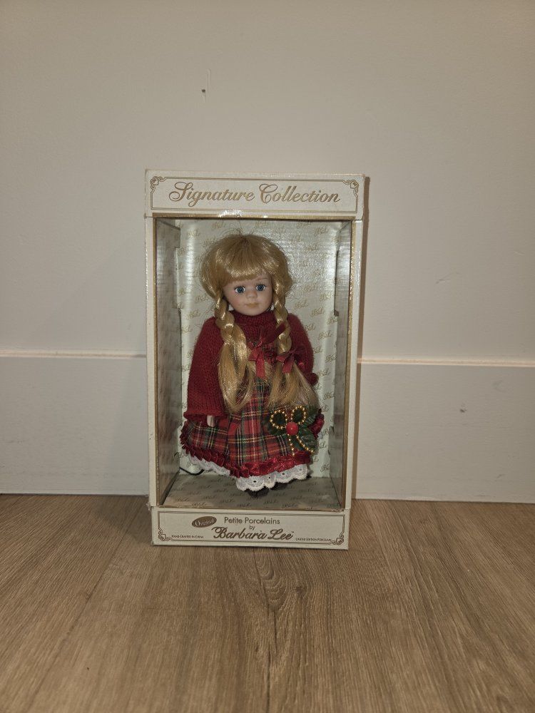 Signature Collection Petite Porcelains by Barbara Lee Porcelain Doll in Box