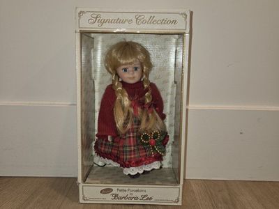 Signature Collection Petite Porcelains by Barbara Lee Porcelain Doll in Box